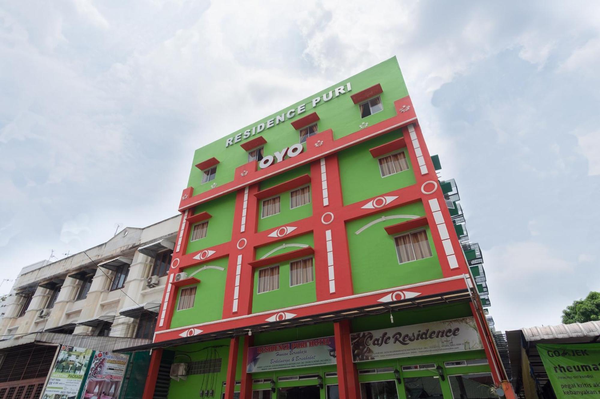 Capital O 615 Residence Puri Hotel Syariah Medan Kültér fotó